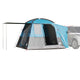 Tente de voiture VidaXL 4 personnes imperméable bleu