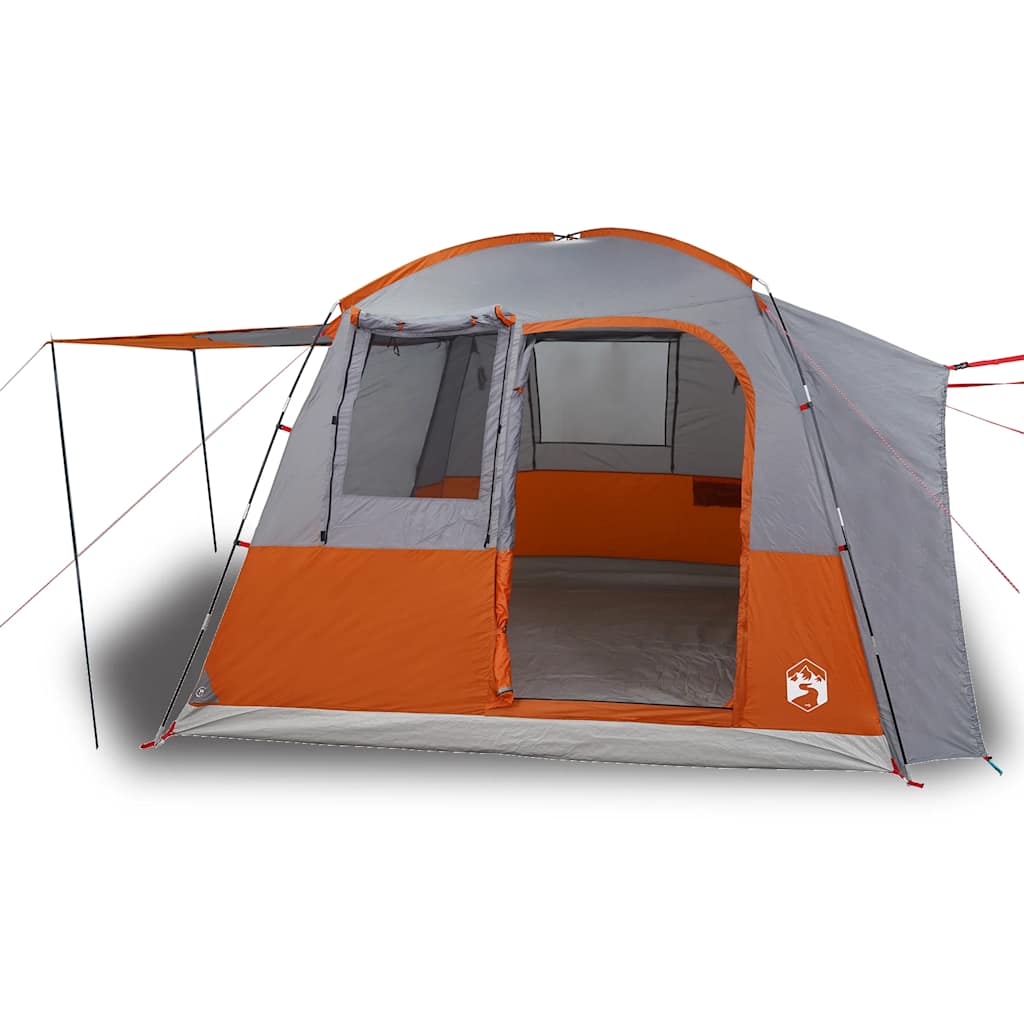 Tente de voiture VidaXL 4 personnes imperméable gris et orange