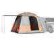Tente de voiture VidaXL 4 personnes imperméable gris et orange