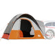 Vidaxl Autotent à 4 personnes étanche gris et orange