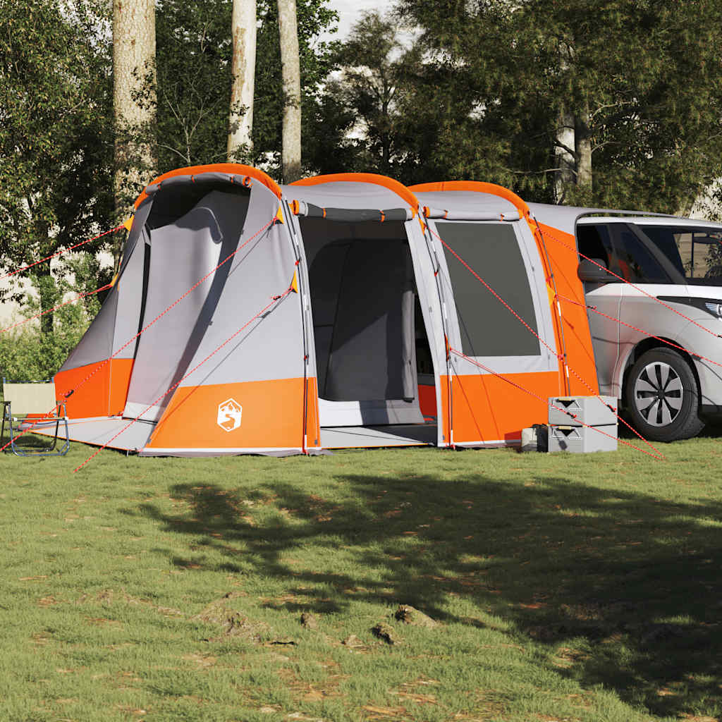 Vidaxl Autotent étanche gris et orange