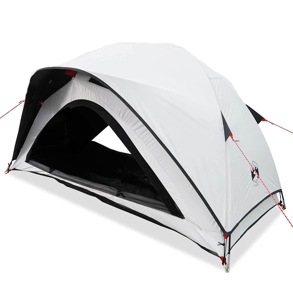 Vidaxl tente de camping 1 personne tissu occultant blanc imperméable