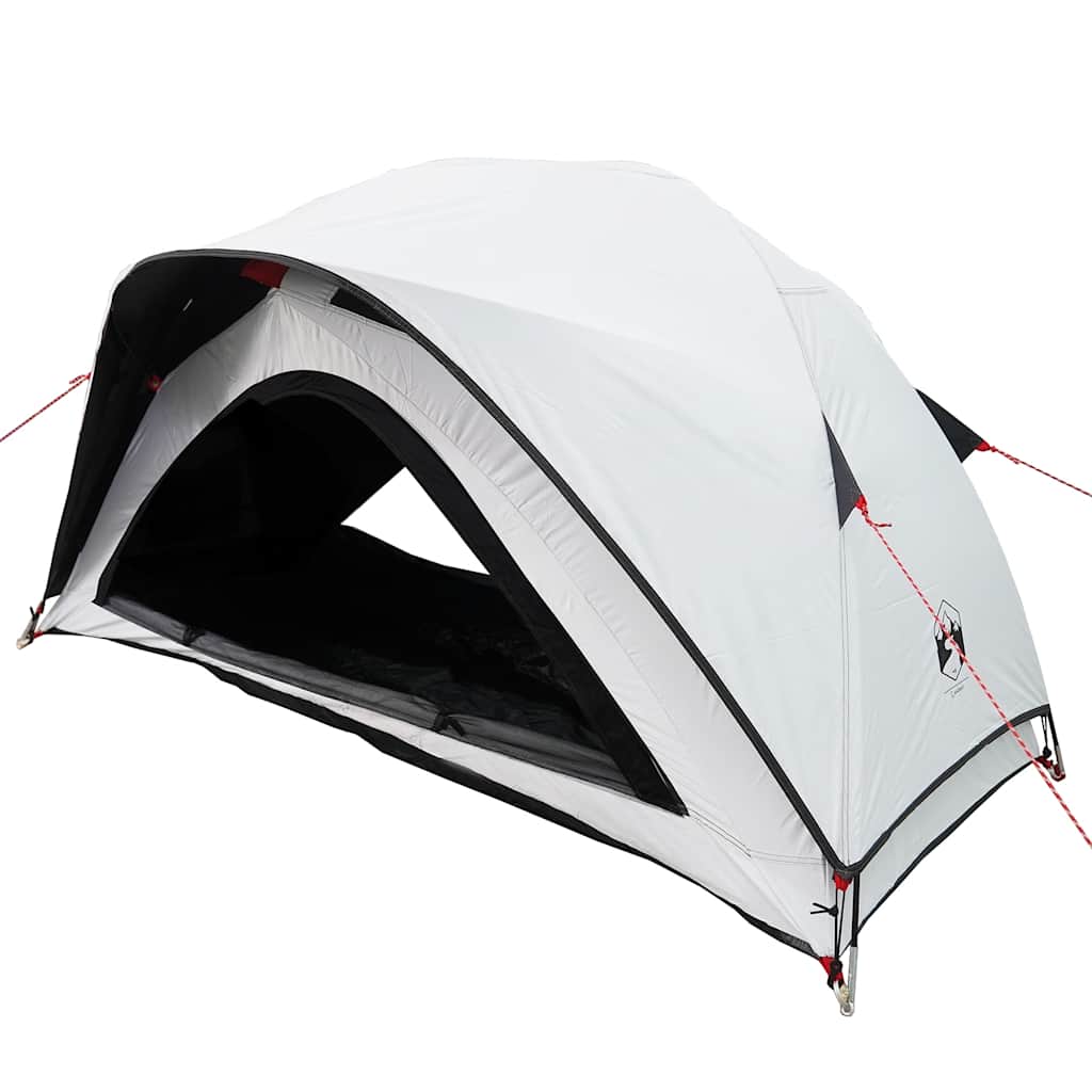Vidaxl tente de camping 1 personne tissu occultant blanc imperméable