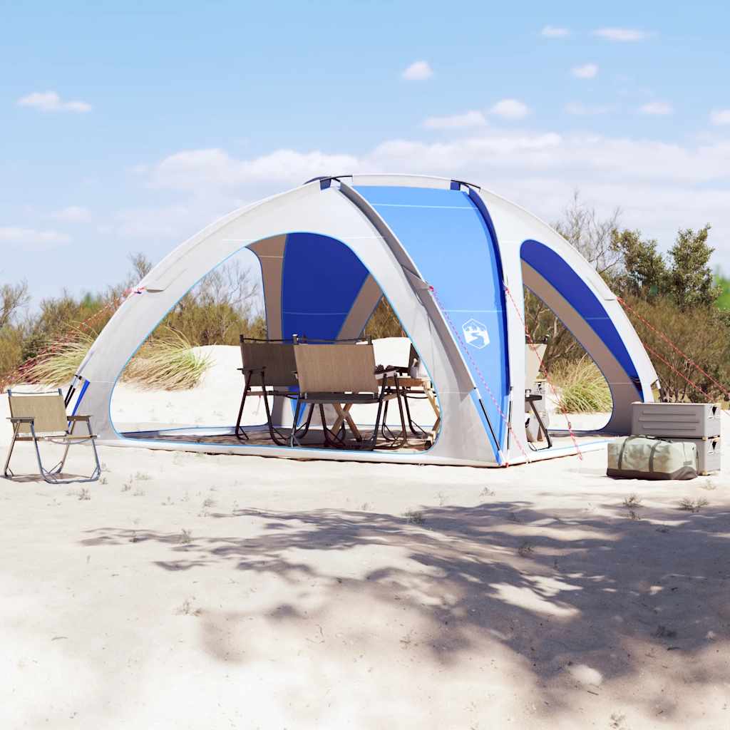 Tente de fête VidaXL imperméable bleu azur