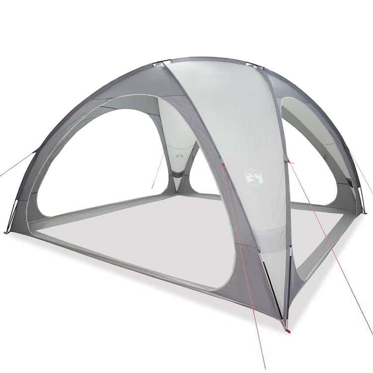 Tente de fête VidaXL imperméable gris