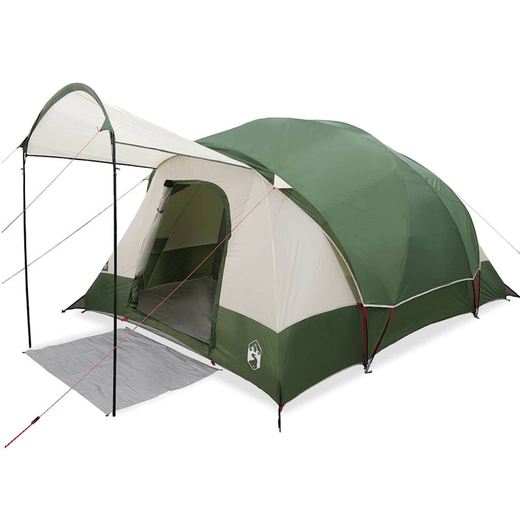 Tente tunnel VidaXL 8 personnes imperméable vert