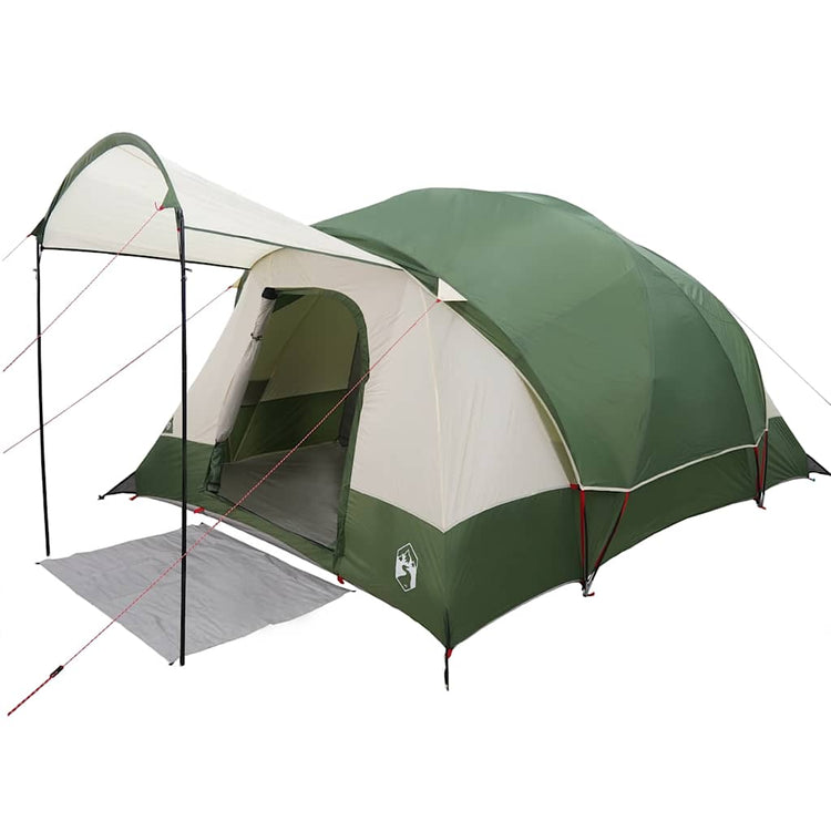 Tente tunnel VidaXL 8 personnes imperméable vert