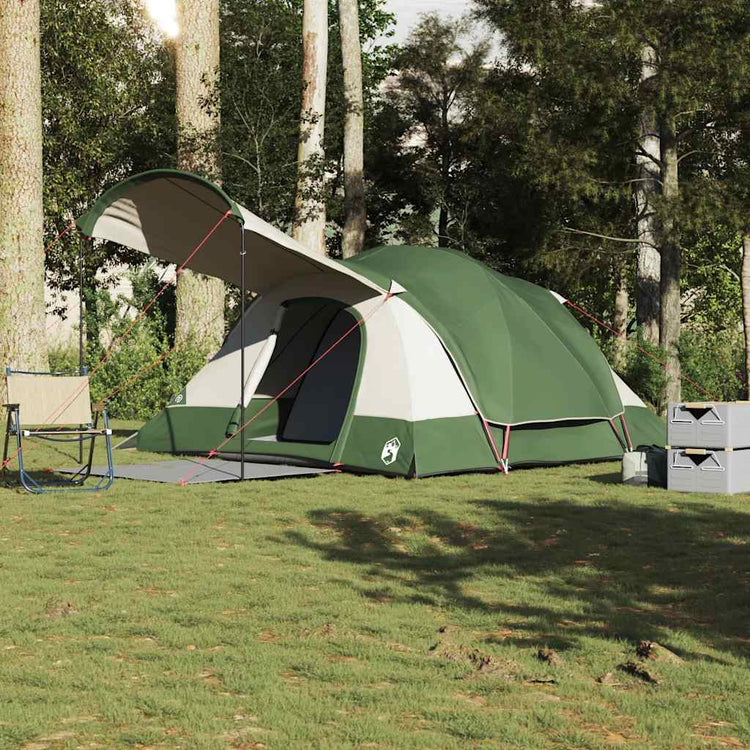 Tente tunnel VidaXL 8 personnes imperméable vert