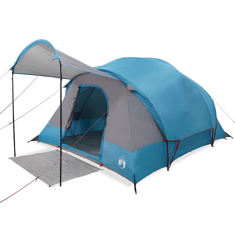 Tente tunnel Vidaxx pour famille 8 personnes imperméable bleu