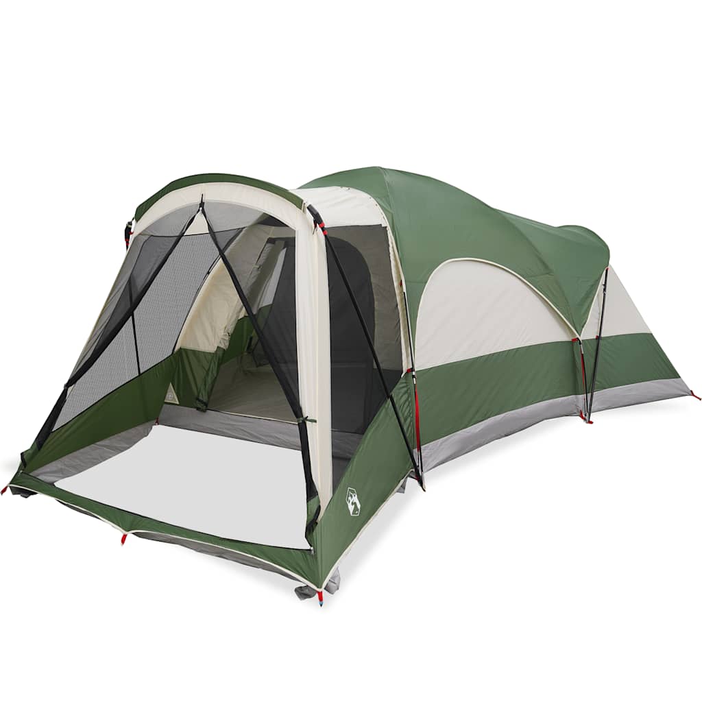 Tente tunnel VidaXL 8 personnes imperméable vert