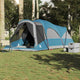 Tente tunnel Vidaxx pour famille 8 personnes imperméable bleu