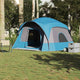 Tente familiale VidaXL 6 personnes imperméable bleue
