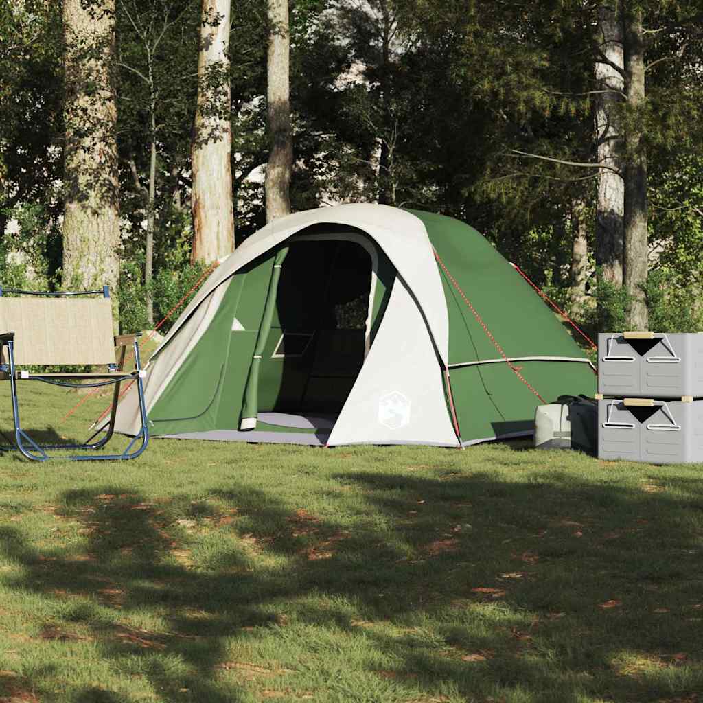 Tente VidaXL 4 personnes imperméable vert
