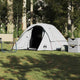 Vidaxl tente de camping cabine 4 personnes tissu occultant blanc imperméable