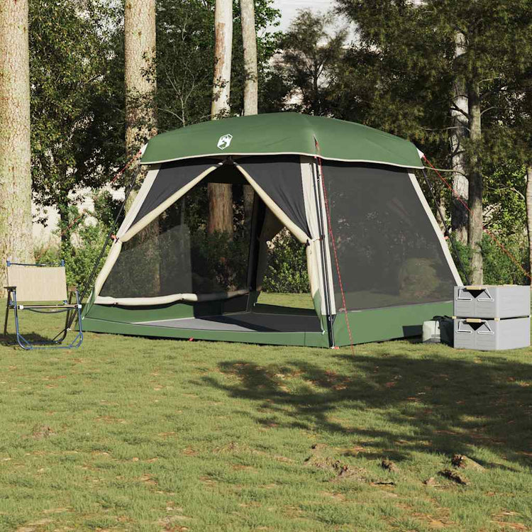 VidaXL tente familiale 6 personnes imperméable vert