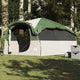 Tente tunnel VidaXL 6 personnes imperméable vert
