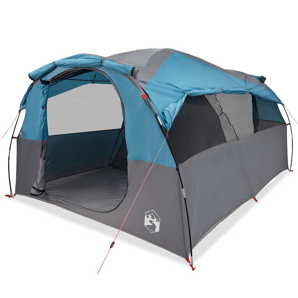 Tente tunnel VidaXL 6 personnes imperméable bleue