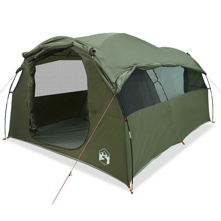 Tente tunnel VidaXL 6 personnes imperméable vert olive