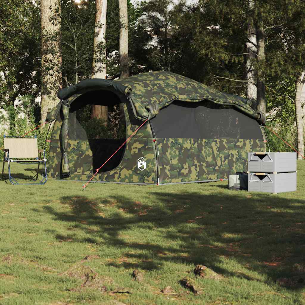 Tente tunnel Vidaxx camouflage imperméable 6 personnes