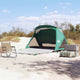 VidaXL tente de plage 2 personnes vert d'eau imperméable