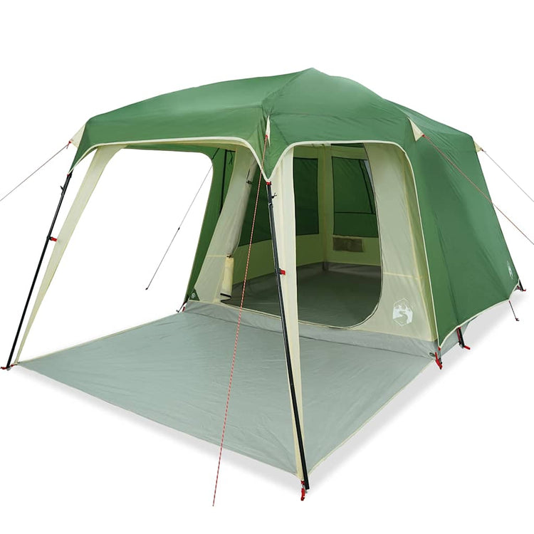 VidaXL tente de camping avec dôme véranda 5 personnes imperméable vert