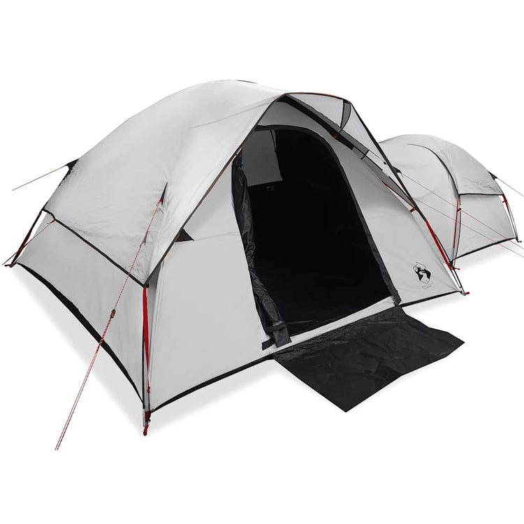 Vidaxl tente de camping 5 personnes tissu occultant blanc imperméable