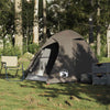 Vidaxl dome tente 2 personnes étanche marron imperméable