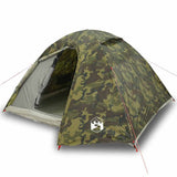 Vidaxl dome tente 4 personnes camouflage imperméable - afbeelding 2