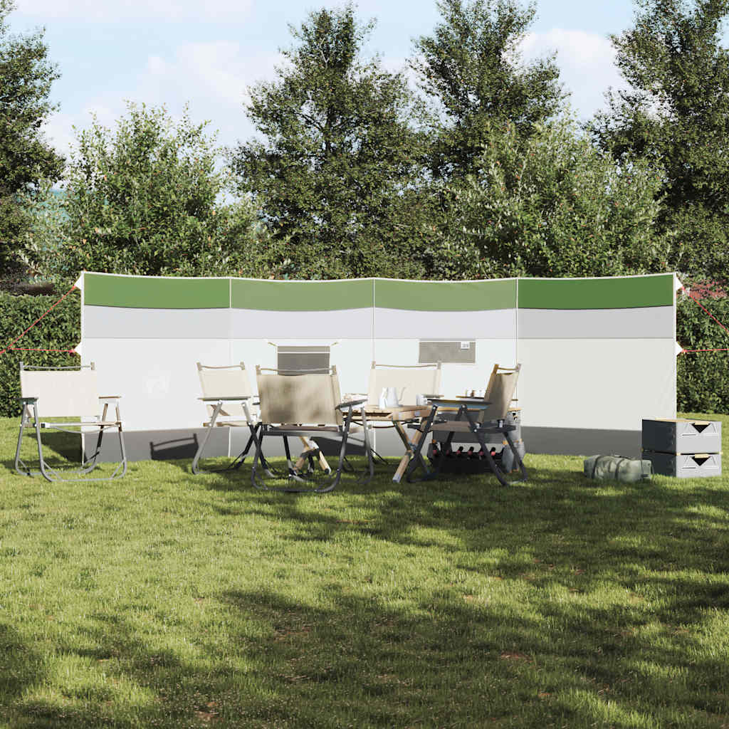 VidaXL pare-brise camping étanche 510x153 cm vert