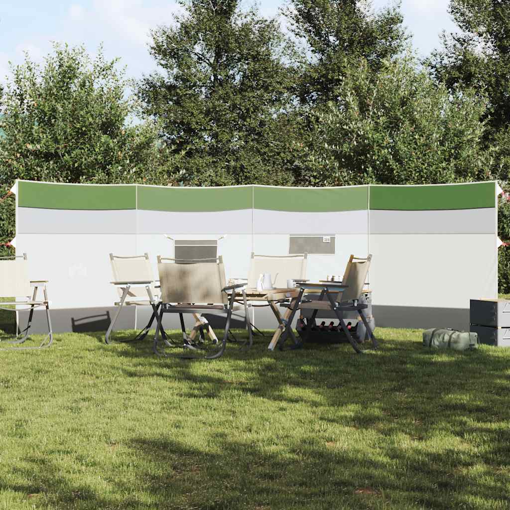 VidaXL pare-brise camping étanche 510x153 cm vert