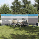 VidaXL pare-brise camping étanche 510x153 cm bleu