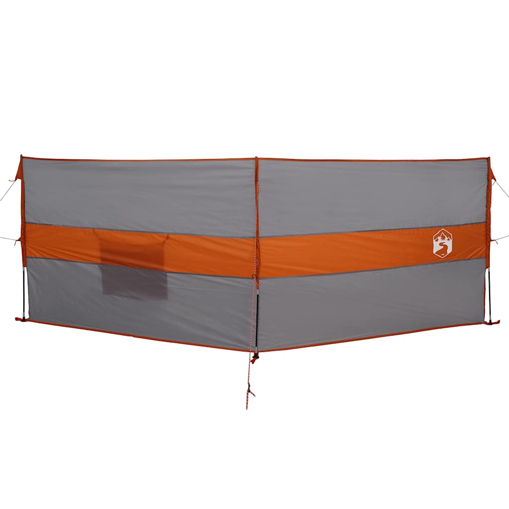 Vidaxx pare-brise de camping étanche 344x120 cm gris et orange