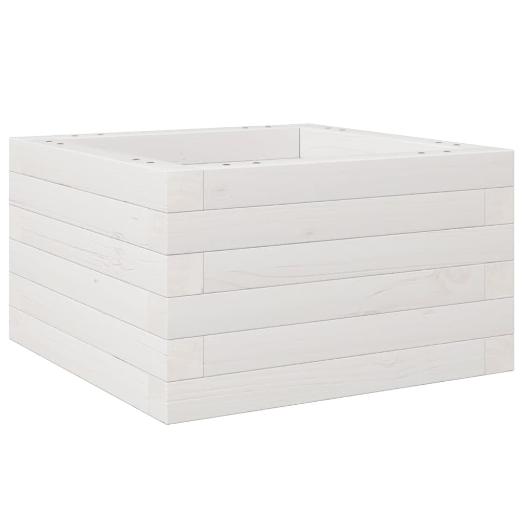 Vidaxl Planning Box 40x40x23 cm Pine solide blanc