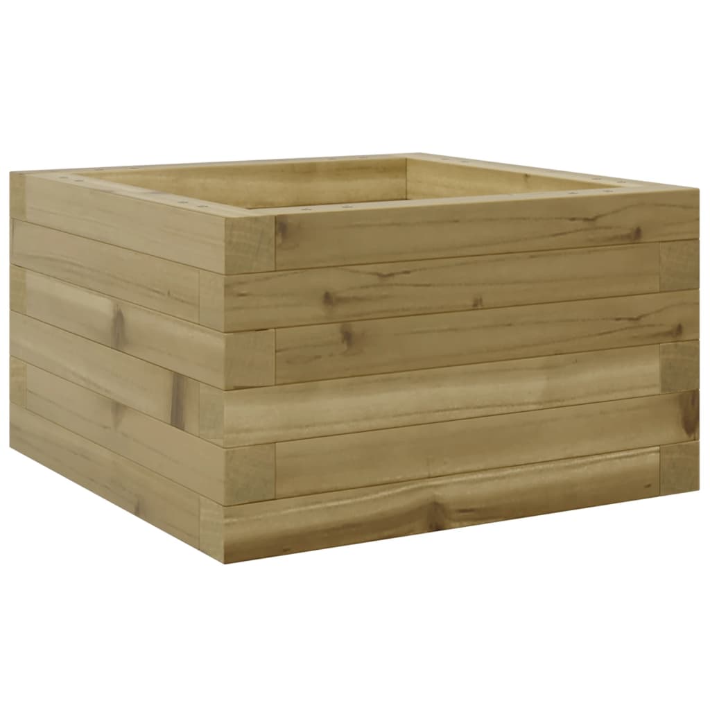 Boîte de planification Vidaxl 40x40x23 cm Pine imprégnée