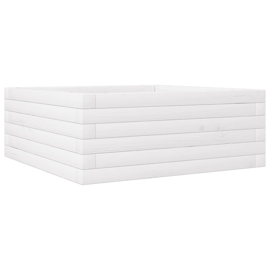 Vidaxl Planning Box 60x60x23 cm Pine solide blanc