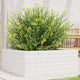 Vidaxl Planning Box 60x60x23 cm Pine solide blanc