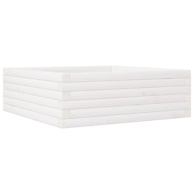 Vidaxl Planning Box 70x70x23 cm Pine solide blanc