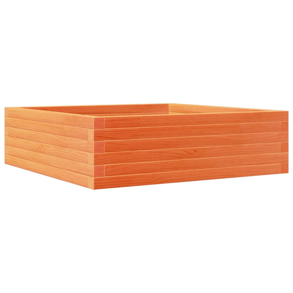 Boîte de planification Vidaxl 80x80x23 cm Brunier