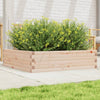 Boîte de planification Vidaxl 90x90x23 cm Pine solide