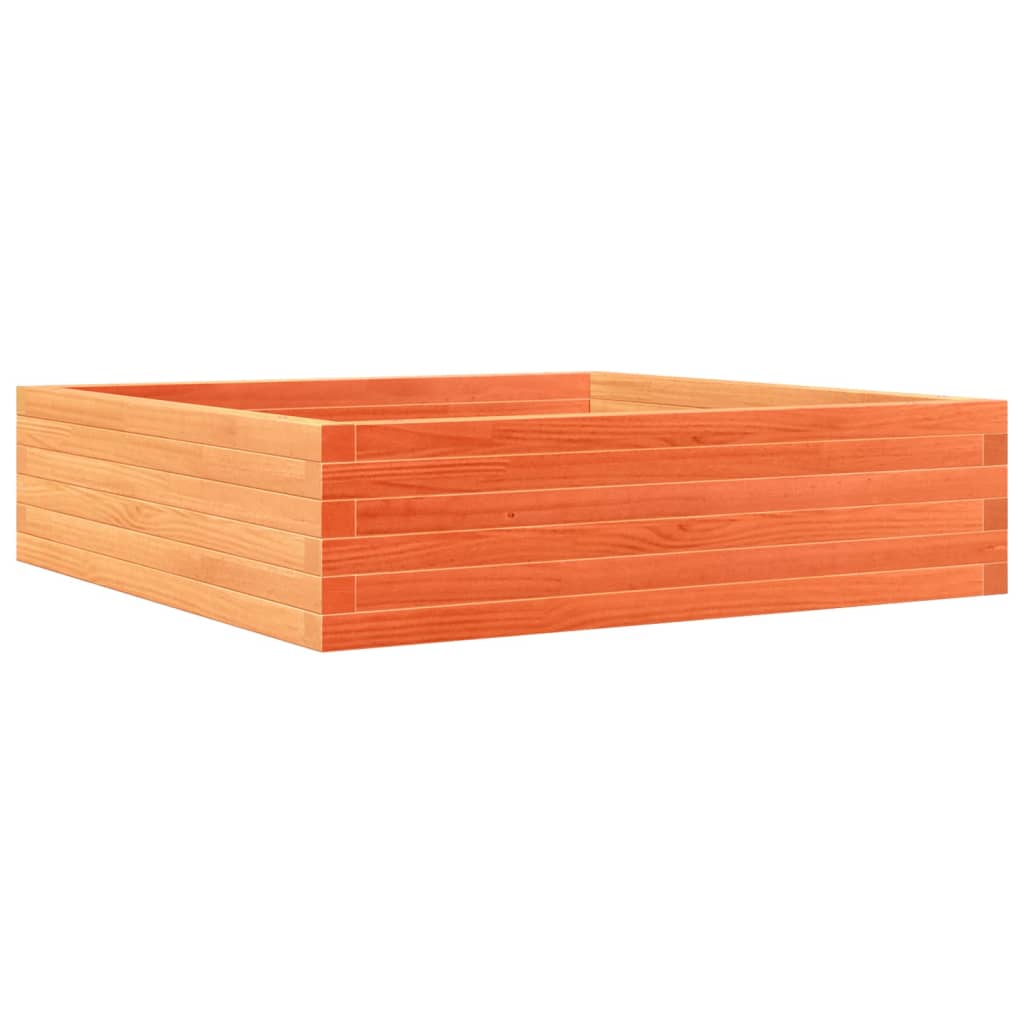 Vidaxl Planning Box 90x90x23 cm Solid Pine Wash Brown