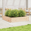 Boîte de planification Vidaxl 110x110x23 cm Pine solide