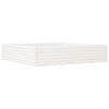 Boîte de planification Vidaxl 110x110x23 cm Pine solide blanc