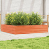 Boîte de planification de Vidaxl 110x110x23 cm Solide Brown