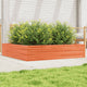Boîte de planification de Vidaxl 110x110x23 cm Solide Brown