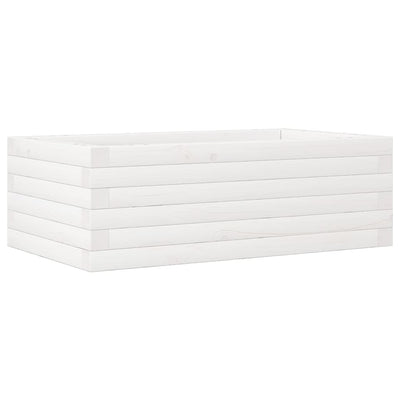Vidaxl Planning Box 70x40x23 cm Pine solide blanc