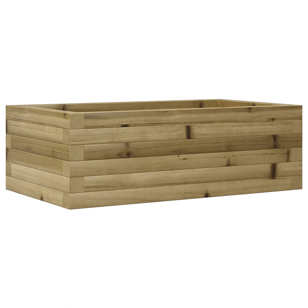 Boîte de planification Vidaxl 70x40x23 cm Pine imprégnée