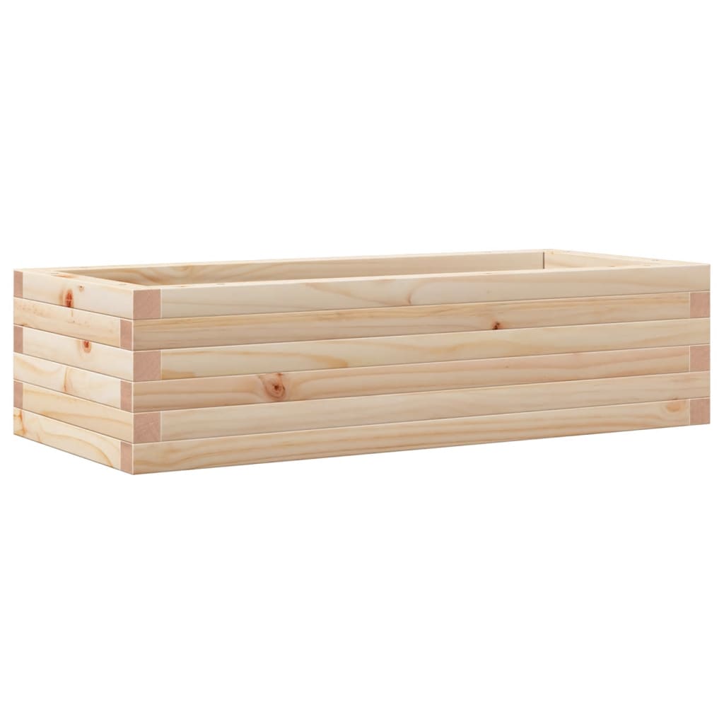 Boîte de planification Vidaxl 90x40x23 cm Pine solide