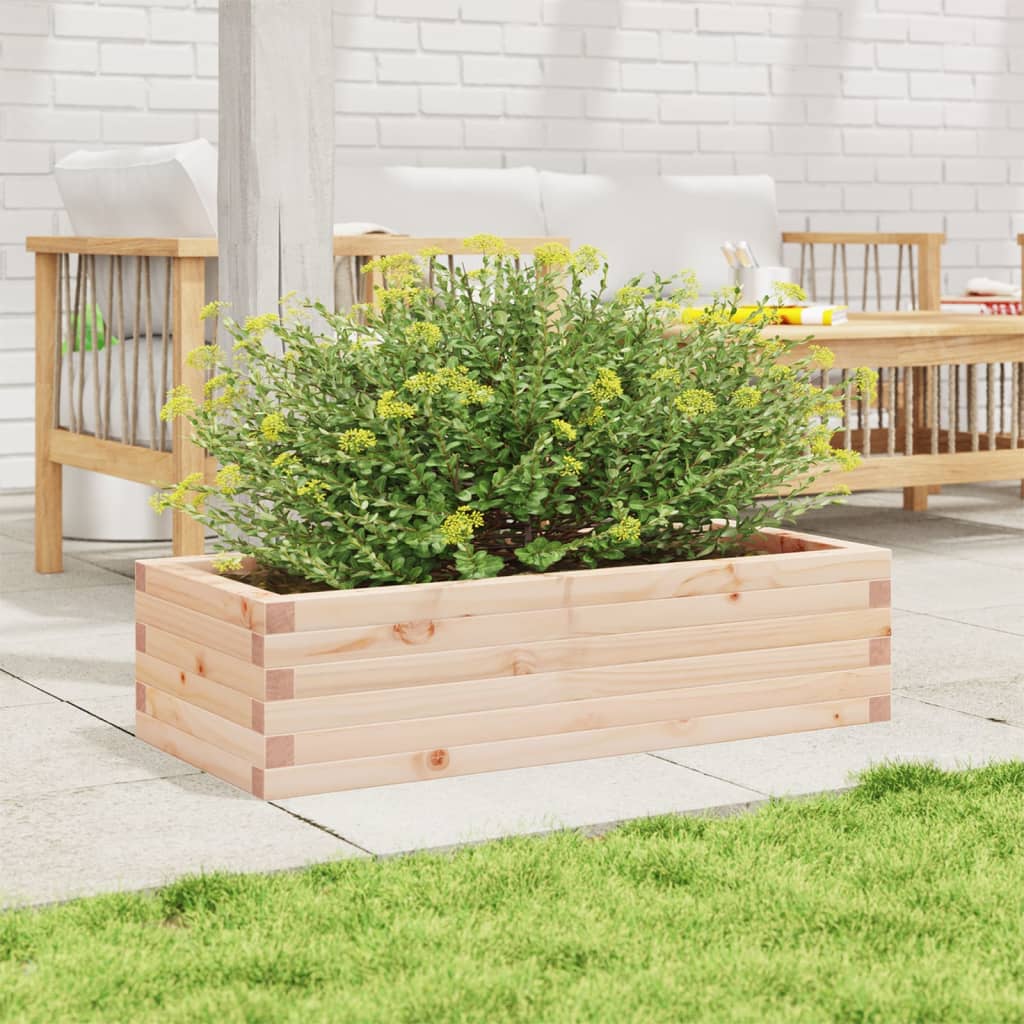 Boîte de planification Vidaxl 90x40x23 cm Pine solide