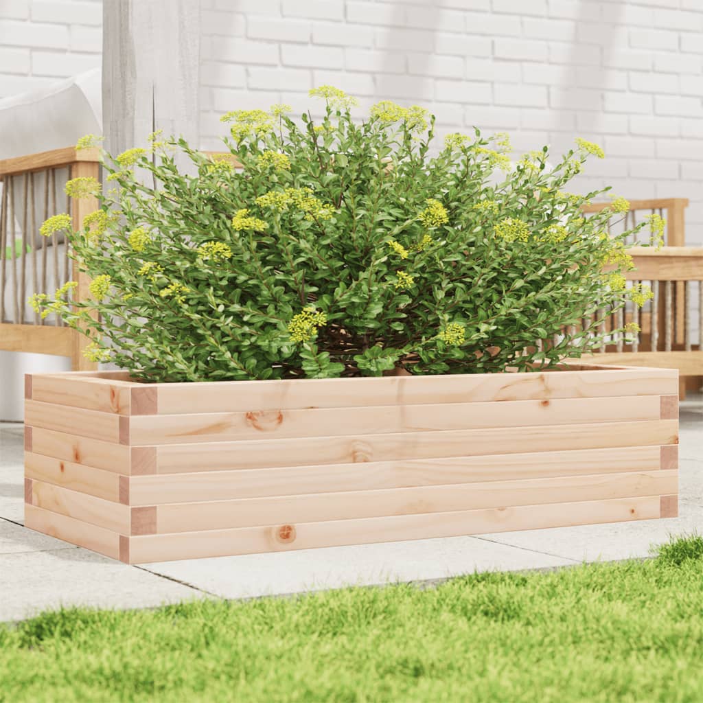 Boîte de planification Vidaxl 90x40x23 cm Pine solide