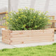 Boîte de planification Vidaxl 90x40x23 cm Pine solide
